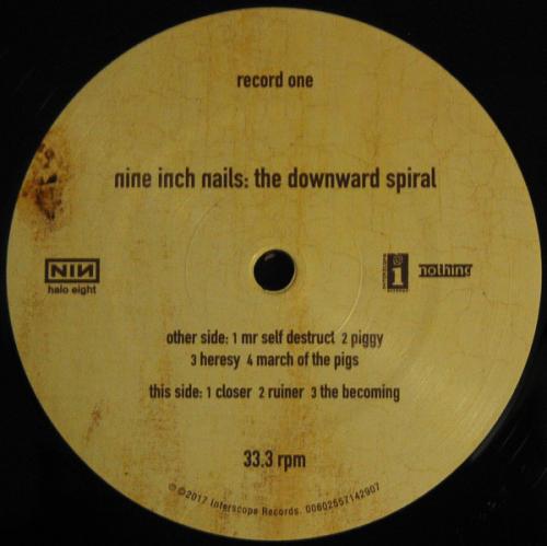 Виниловая пластинка Nine Inch Nails, The Downward Spiral