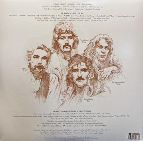 Виниловая пластинка Black Sabbath - Heaven And Hell (Black Vinyl 2LP)