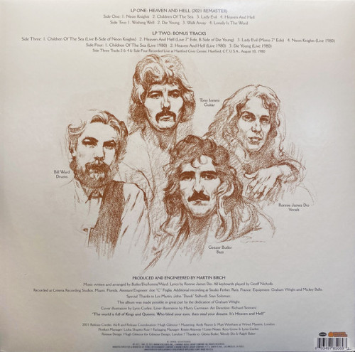 Виниловая пластинка Black Sabbath - Heaven And Hell (Black Vinyl 2LP)