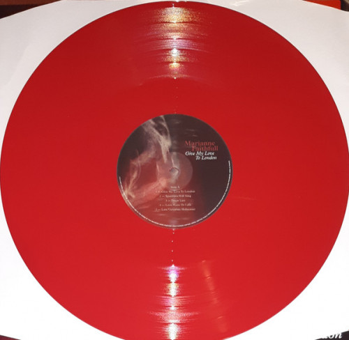 Виниловая пластинка Marianne Faithfull - Give My Love To London (Red Vinyl LP)