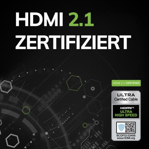 HDMI-кабель Oehlbach PERFORMANCE Black Magic MKII, UHS HDMI 5.0m white (D1C92497)