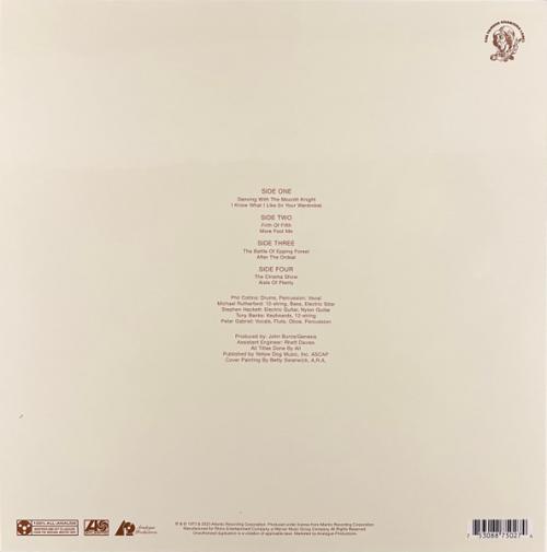 Виниловая пластинка Genesis - Selling England By The Pound (Analogue) (Black Vinyl 2LP)