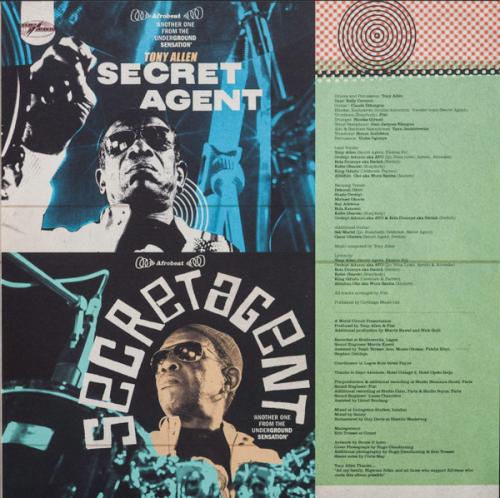 Виниловая пластинка Tony Allen - Secret Agent (Black Vinyl 2LP)