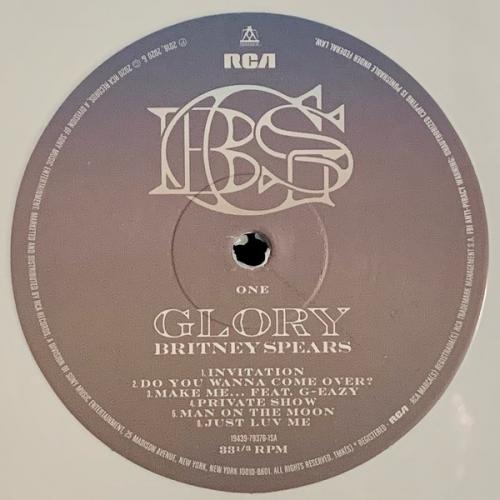 Виниловая пластинка Britney Spears — GLORY (Deluxe Edition/White Vinyl/Gatefold)