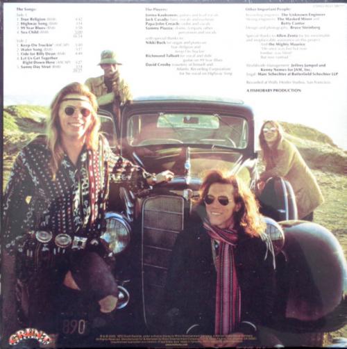 Виниловая пластинка HOT TUNA - Burgers (Transparent Orange) (LP)