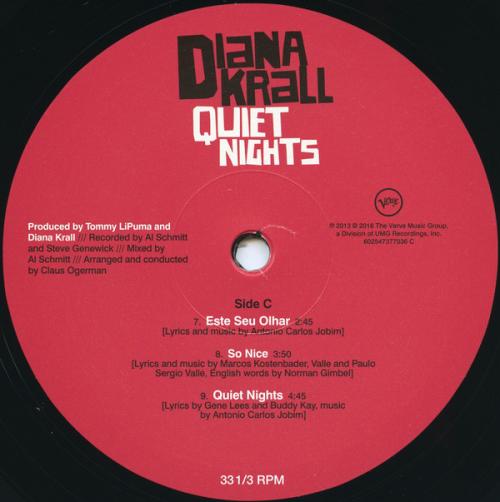 Виниловая пластинка Krall, Diana, Quiet Nights