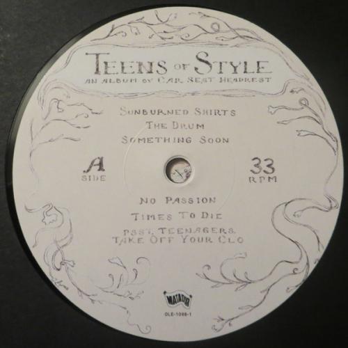 Виниловая пластинка Car Seat Headrest - Teens Of Style (Black Vinyl LP)