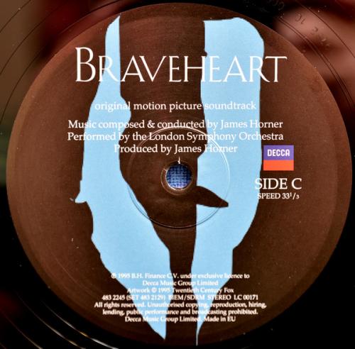 Виниловая пластинка Various Artists, Braveheart (2 LPs)