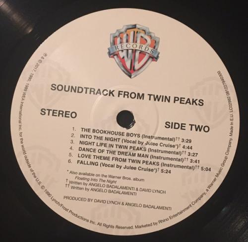 Виниловая пластинка Angelo Badalamenti TWIN PEAKS (OST)