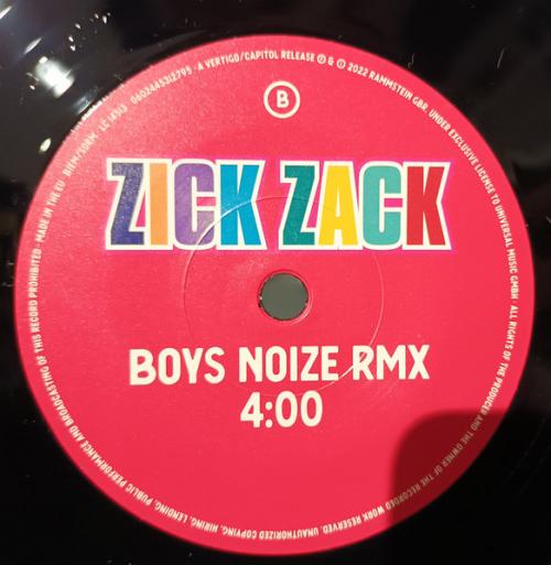 Виниловая пластинка RAMMSTEIN - ZICK ZACK (LP)