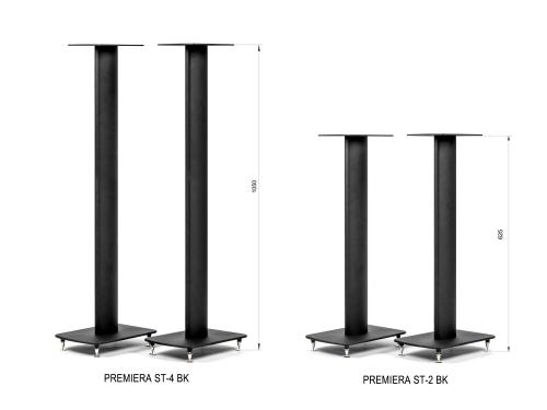 Напольные подставки под акустику Premiera ST-4 Black