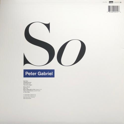 Виниловая пластинка Gabriel, Peter, So