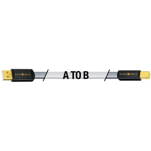 USB-кабель Wire World Platinum Starlight 8 USB 2.0 A-B Flat Cable (P2AB1.0M-8) 1.0m