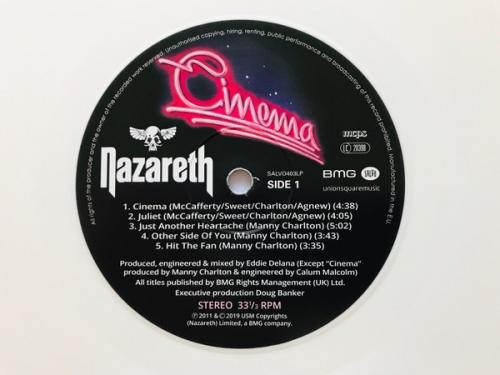Виниловая пластинка Nazareth - Cinema (White Vinyl)