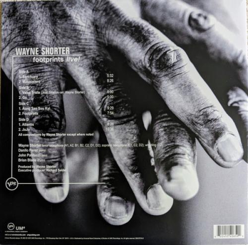 Виниловая пластинка Wayne Shorter - Footprints Live! (Black Vinyl 2LP)