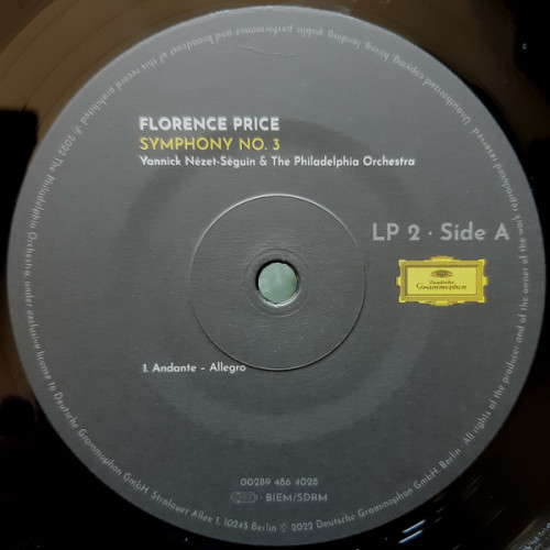 Виниловая пластинка Yannick Nezet-Seguin - Price: Symphonies Nos.1 & 3 (Black Vinyl 2LP)