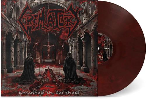 Виниловая пластинка Crematory - Engulfed in Darkness (EP) (Dark Red Marbled Vinyl LP)