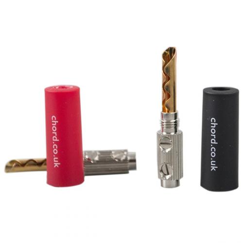 Коннекторы Chord Company Banana Plug Kit - 4 Screw Type