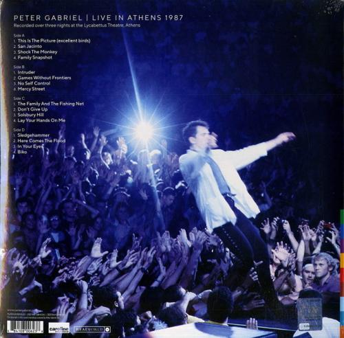 Виниловая пластинка Peter Gabriel - Live In Athens 1987 (Half Speed) (Black Vinyl 2LP)