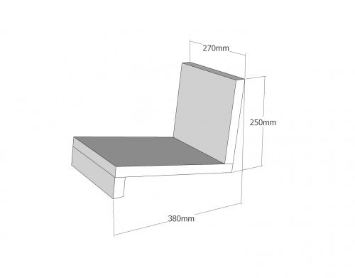 Подставка для виниловых пластинок VOXmodule VINYL STAND 02 (венге)