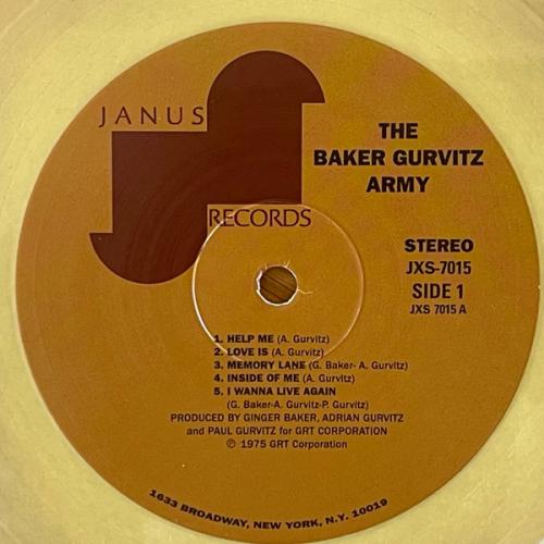 Виниловая пластинка The Baker Gurvitz Army - The Baker Gurvitz Army (Coloured Vinyl LP)