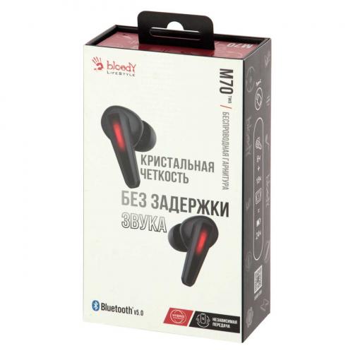 Наушники A4Tech M70 black/red