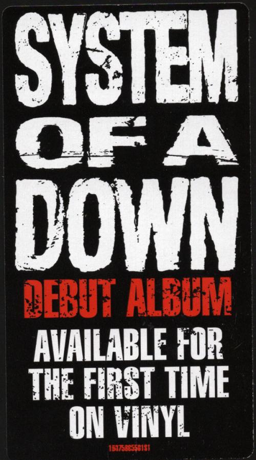 Виниловая пластинка Sony System Of A Down System Of A Down (Limited Black Vinyl)