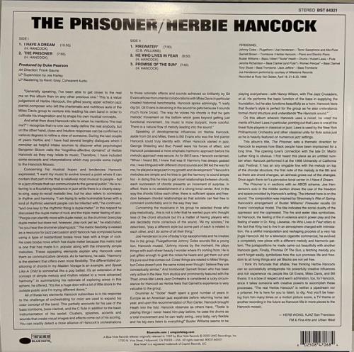 Виниловая пластинка Herbie Hancock - The Prisoner
