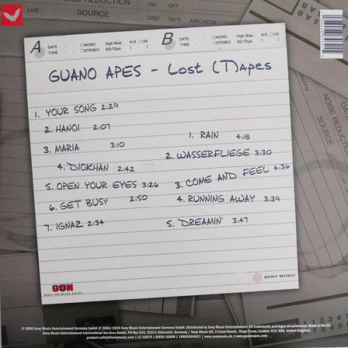 Виниловая пластинка Guano Apes - The Lost (T) Apes (Black Vinyl LP)