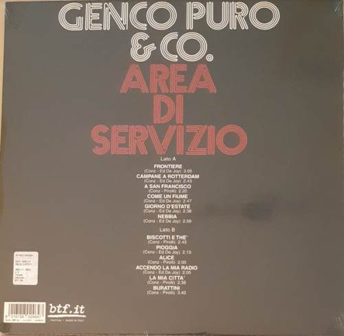 Виниловая пластинка Genco Puro & Co. - Areadi Servizio (Coloured Vinyl LP)