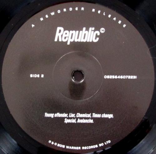 Виниловая пластинка New Order REPUBLIC (Remastered)