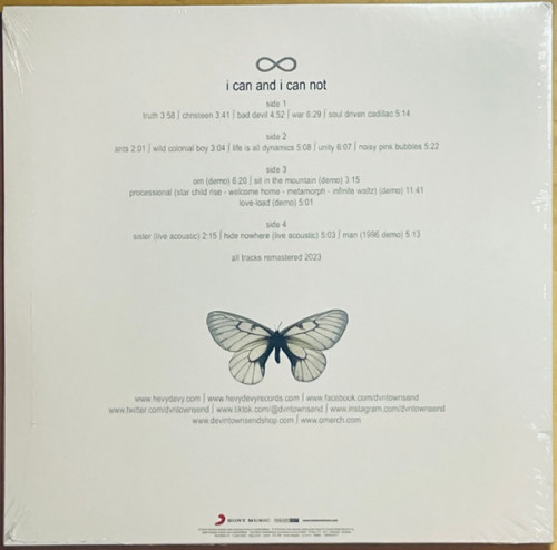 Виниловая пластинка Devin Townsend - Infinity (Black Vinyl 2LP)