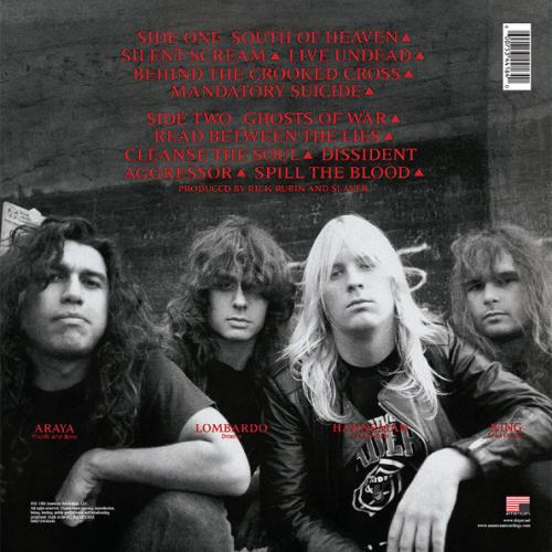 Виниловая пластинка Slayer - South Of Heaven (Black Vinyl LP)