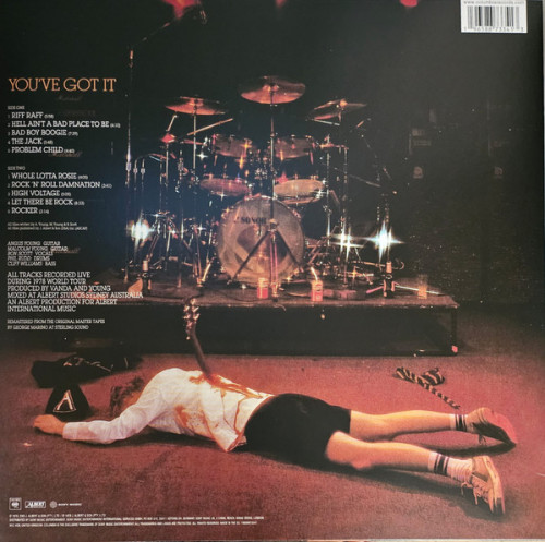 Виниловая пластинка AC/DC - If You Want Blood You've Got It (50th Anniversary, 180 Gram, Limited Golden Vinyl LP)