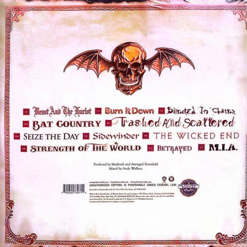 Виниловая пластинка Avenged Sevenfold - City Of Evil (Black Vinyl 2LP)
