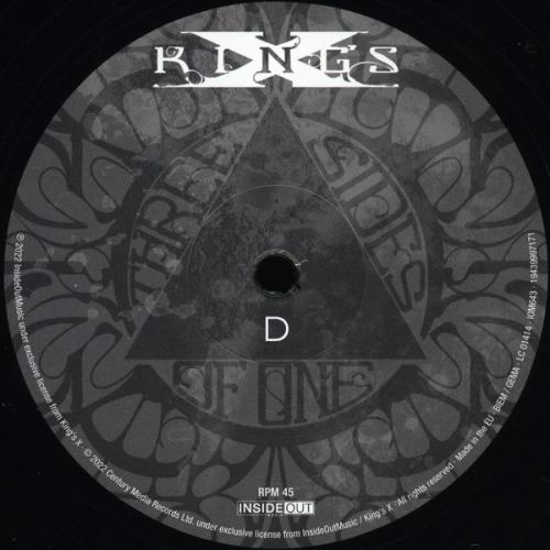 Виниловая пластинка King's X - Three Sides Of One (Black Vinyl 2LP)
