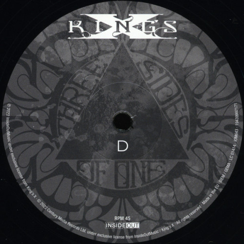 Виниловая пластинка King's X - Three Sides Of One (Black Vinyl 2LP)
