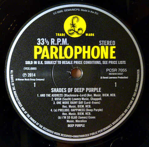 Виниловая пластинка Deep Purple Shades Of Deep Purple (Stereo) (180 GRAM)