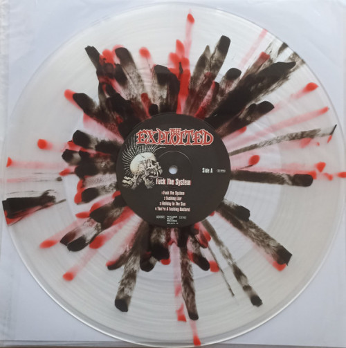 Виниловая пластинка Exploited - Fuck The System (Clear Red & Black Splatter Vinyl 2LP)