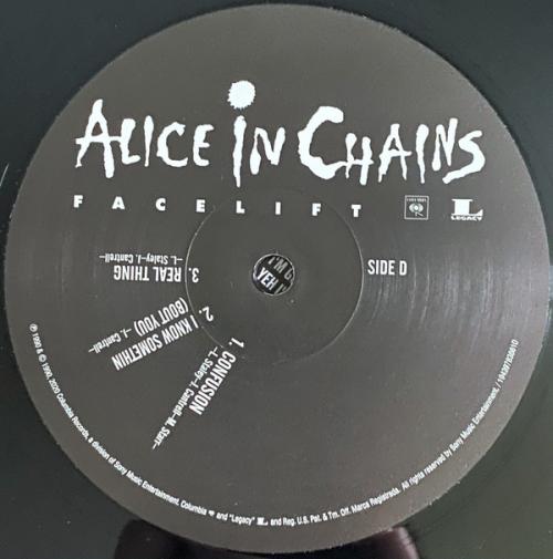 Виниловая пластинка Alice In Chains — FACELIFT (Black Vinyl)