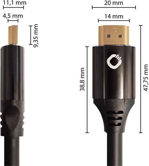 HDMI кабель Oehlbach Black Magic MKII 1,5m black (D1C92492)