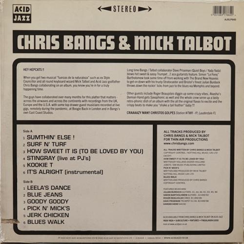 Виниловая пластинка Chris Bangs; Talbot, Mick - Back To Business (Black Vinyl LP)