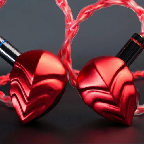 Наушники Hidizs MK12 x DucBloke 4.4mm Red