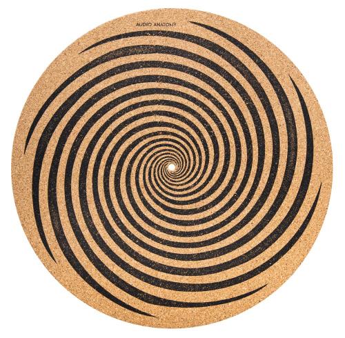 Слипмат Audio Anatomy Slipmat Cork Spiral Design (АС046 АА)
