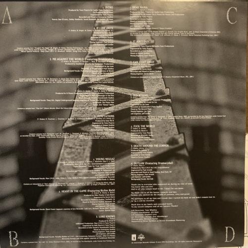 Виниловая пластинка 2PAC — ME AGAINST THE WORLD (2LP)