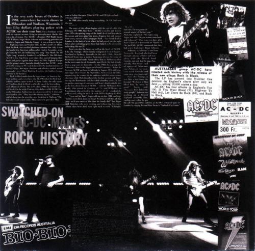 Виниловая пластинка AC/DC BACK IN BLACK (Remastered/180 Gram)