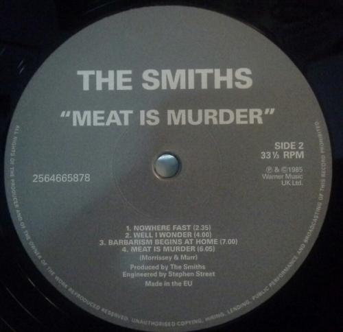 Виниловая пластинка WM The Smiths Meat Is Murder