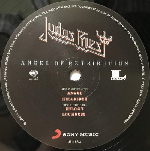 Виниловая пластинка Judas Priest ANGEL OF RETRIBUTION