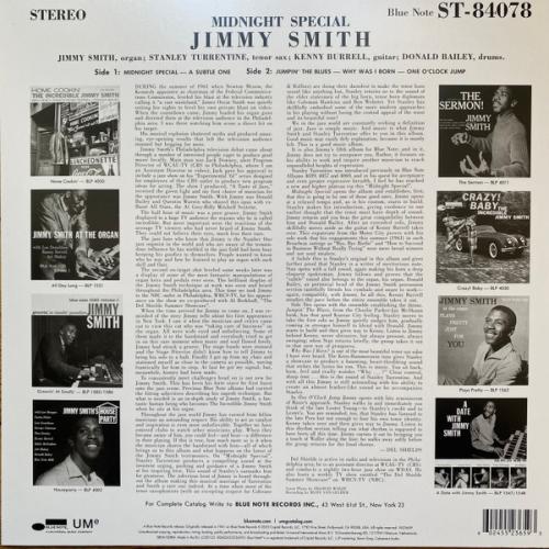 Виниловая пластинка Jimmy Smith - Midnight Special (Black Vinyl LP)