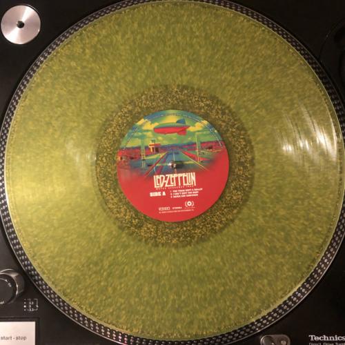 Виниловая пластинка Led Zeppelin – Motor Speedway 1969 (Lime Transparent Vinyl LP)